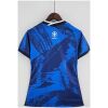 Womens World Cup Brazil Classic Blue Jersey 2022 Womens World Cup Brazil Classic Blue Jersey 2022 back view detail