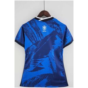 Womens World Cup Brazil Classic Blue Jersey 2022 back view detail