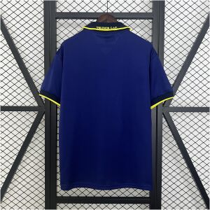 Mens Valencia blue Retro Away Jersey 1996/97 back view detail
