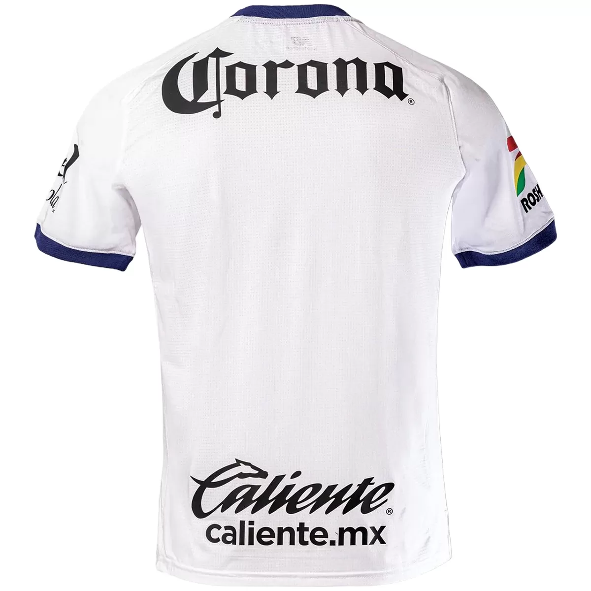 Mens Deportivo Toluca Player Version Away Match Jersey 2026/27 Mens Deportivo Toluca Player Version Away Match Jersey 2026/27 white shirt back view with Corona sponsor