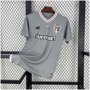 Mens Sao Paulo Grey Special Edition Jersey 2025/26 front view on display