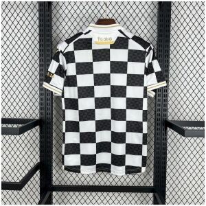 Mens AD Ceuta FC White and Black Special Edition Jersey 2024/25 front view on display
