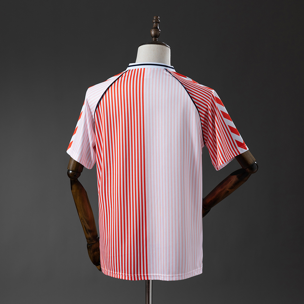 Mens Denmark Retro Away Jersey 1986 Mens Denmark Retro Away Jersey 1986 back view detail