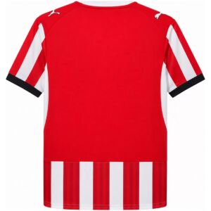 Mens Southampton Home Jersey 2026/27 red shirt back view with striped lower hem