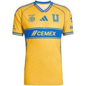 Mens Tigres UANL Home Jersey 2025/26 front view in yellow and blue