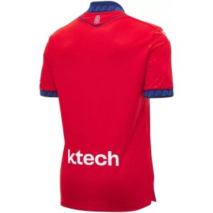 Mens CA Osasuna Home Jersey 2026/27 red shirt back view with coat of arms of Navarra