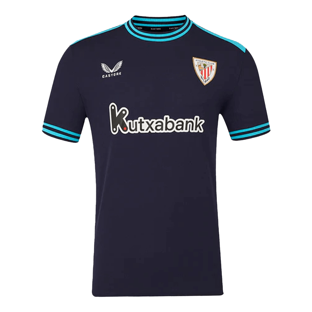 Mens Athletic Club de Bilbao Away Jersey 2025/26 Mens Athletic Club Bilbao 2025/26 away jersey dark navy front view
