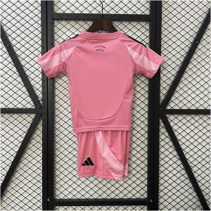 Kids Miami Home Kit 2025/26 rear view of shirt and shorts