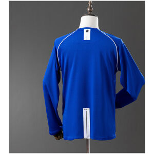 Mens Manchester United Retro Long Sleeve Goalkeeper Jersey 2007/08 back view detail
