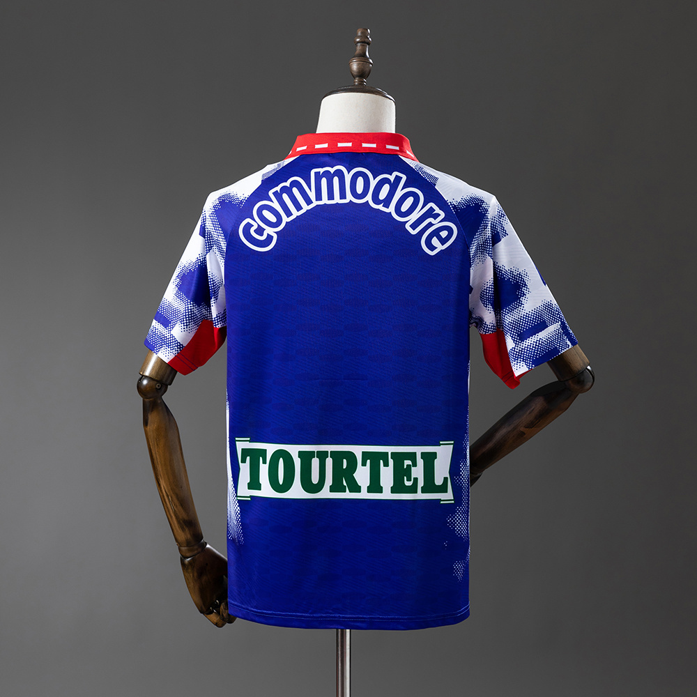 Mens PSG Retro Away Jersey 1992/93 Mens PSG Retro Away Jersey 1992/93 back view detail