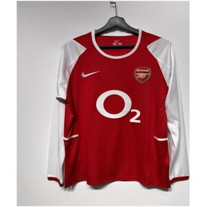 Mens Arsenal Retro Home Long Sleeve Jersey 2002/04