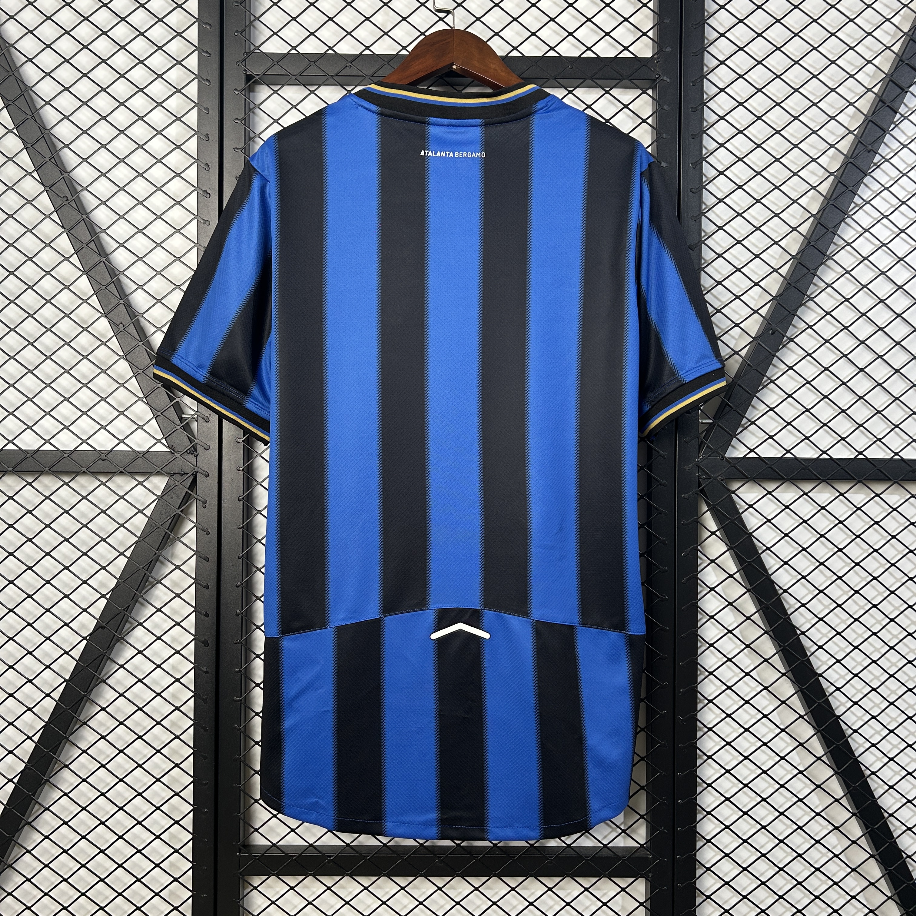 Mens Atalanta BC blue Home Jersey 2025/26 Mens Atalanta BC blue Home Jersey 2025/26 back view detail