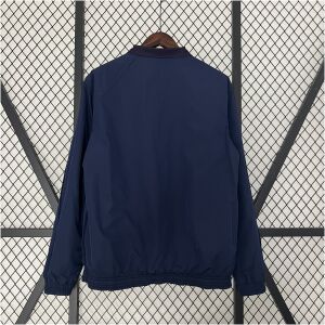 Mens Barcelona Trench Coat Reversible Windbreaker 2023/24 rear view showing matching team styling