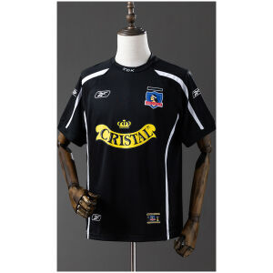 Mens Colo Colo Retro Away Jersey 2005/06 front view with white shoulder arcs