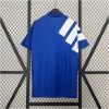 Mens Real Zaragoza blue Retro Away Jersey 1992/93 back view detail