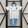 Kids Real Zaragoza Home Kit 2025/26 front view on display