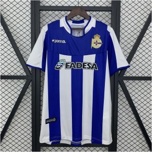 Mens Deportivo de La Coruna Retro Home Jersey 2003/04 front view on display