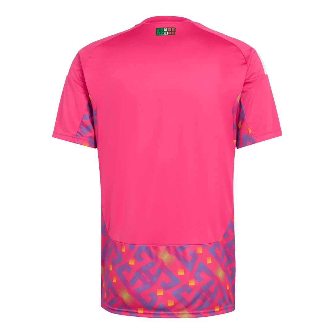 Mens Mexico World Cup Goalkeeper Jersey 2026 Mens Mexico World Cup Goalkeeper Jersey 2026 rear view showing authentic team styling
