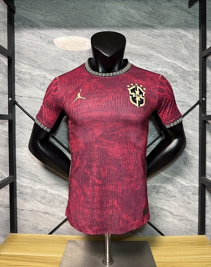 Mens Player Brazil World Cup Third Kit 2026 Mens Player Brazil World Cup Third Kit 2026 front view on mannequin