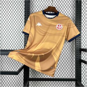 Mens Tunisia World Cup Third Kit 2026 front view on hanger