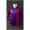 Mens Barcelona 1992/93 home long sleeve jersey with red and blue stripes front view