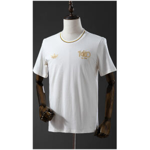 Mens Colombia Adidas Wear Chalk White Jersey 2025 front view on mannequin showing gold centenary crest