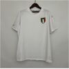 Mens Italy Retro Away Jersey 2000 front view on hanger showing crew neck and circular ITALIA chest crest