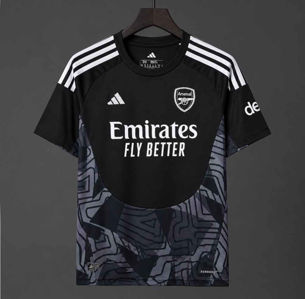Mens Arsenal Goalkeeper Jersey Black Dark Grey 2026/27 Mens Arsenal Goalkeeper Jersey Black Dark Grey 2026/27