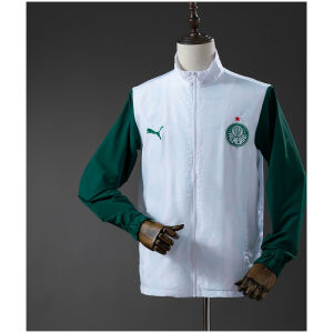 Mens Palmeiras White Windbreaker 2025/26 front view on display
