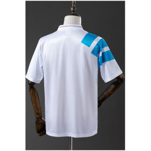 Mens Marseille Retro Home Jersey 1992/93 back view detail