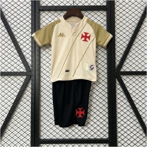 Kids Vasco da Gama Third Kit 2024/25 front view on display