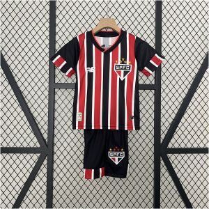 Kids Sao Paulo Away Kit 2024/25 front view on display