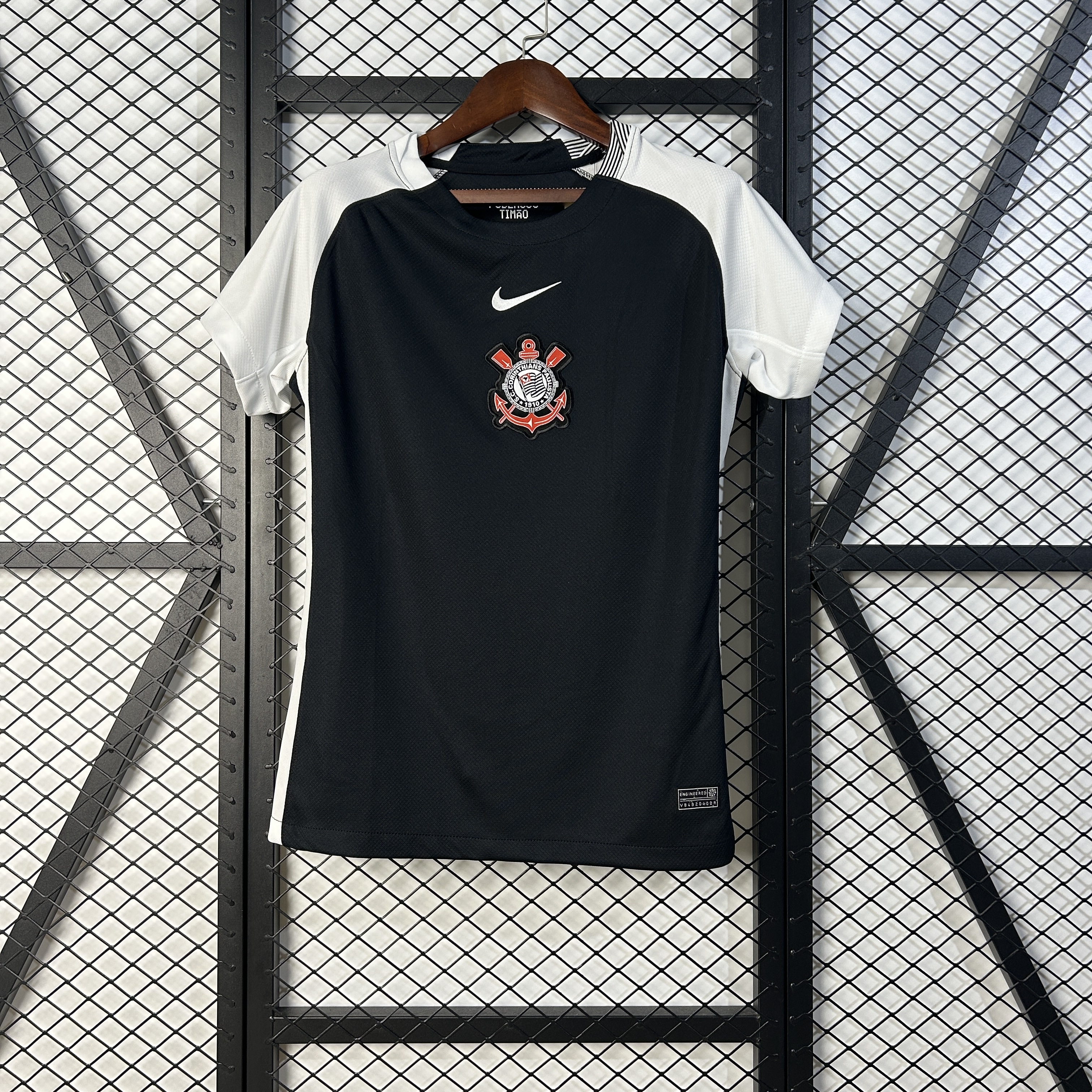 Womens Corinthians Away Jersey 2025/26 Womens Corinthians Away Jersey 2025/26 front view on display