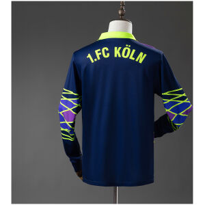 Mens FC Koln s Retro Long Sleeve Goalkeeper Jersey 1991/92 front view on display