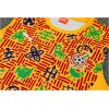 Mens Ghana Orange Training Kit 2025 Mens Ghana Orange Training Kit Singlet Kits Kit 2025 rear view of shirt and shorts