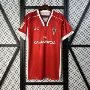 Mens Murcia Red Retro Jersey 1999/01 front view on display