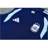 Mens Argentina World Cup Blue Training Kit Singlet Kits Kit 2026 rear view of shirt and shorts