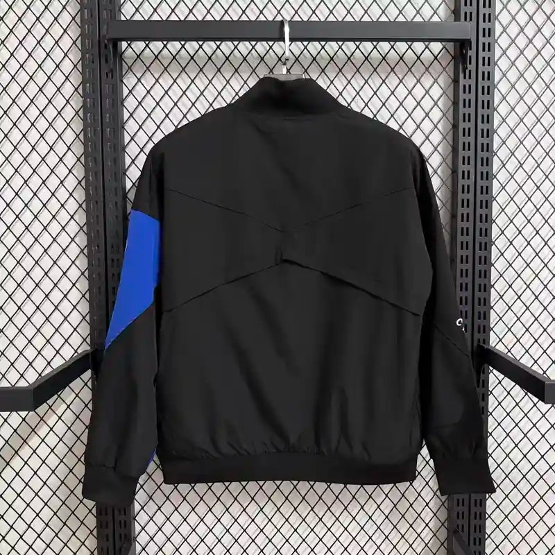 Mens Chelsea Black Windbreaker Jacket 2026/27 Mens Chelsea Black Windbreaker Jacket 2026/27