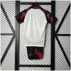 Kids Flamengo Away Kit 2025/26 front view on display