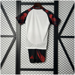 Kids Flamengo Away Kit 2025/26 front view on display