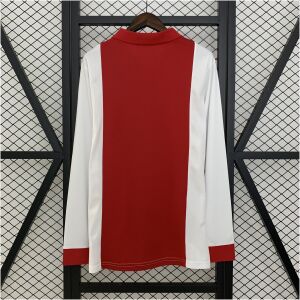Mens Ajax Commemorative Edition Long Sleeve Jersey 2025/26 front view on display