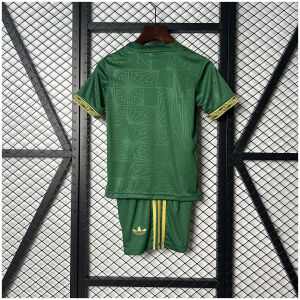 Kids Mexico Gold Cup green Kit 2025 back view detail