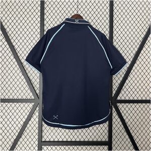Mens West Ham United Retro Third Jersey 1999/01 back view detail