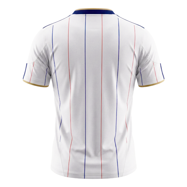 Mens France World Cup Retro Away Jersey 2010 Mens France World Cup Retro Away Jersey 2010 back view detail