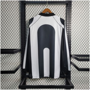 Mens Juventus Retro Long Sleeve Home Jersey 1997/98 back view detail