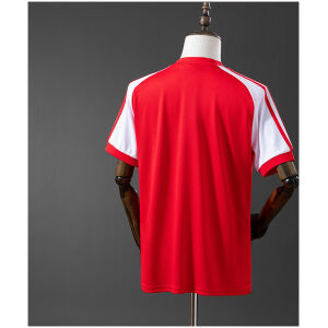 Mens Wales Retro Home Jersey 1982 rear view showing authentic team styling