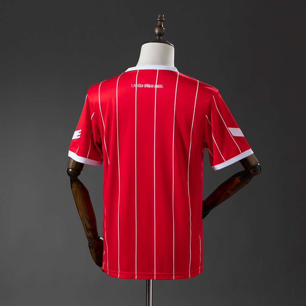Mens FC Koln Retro Home Jersey 2017/18 Mens FC Koln Retro Home Jersey 2017/18 front view on display