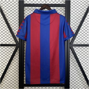 Mens Barcelona Retro Home Jersey 1991/92 rear view showing matching team styling