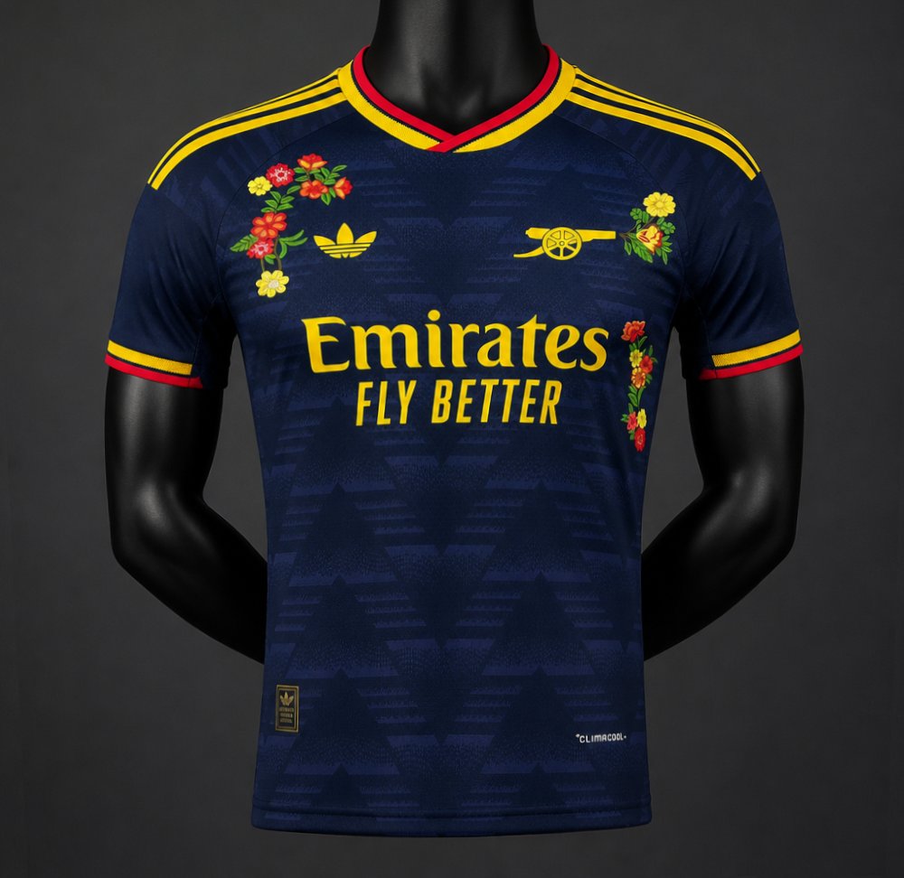 Mens Arsenal Away Floral Edition Special Jersey 2026/27 Mens Arsenal Away Floral Edition Special Jersey 2026/27