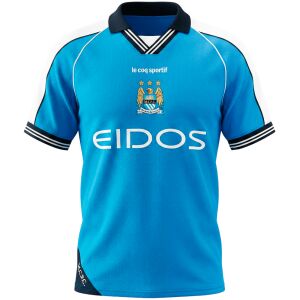 Mens Manchester City Home Retro Jersey 1999/01